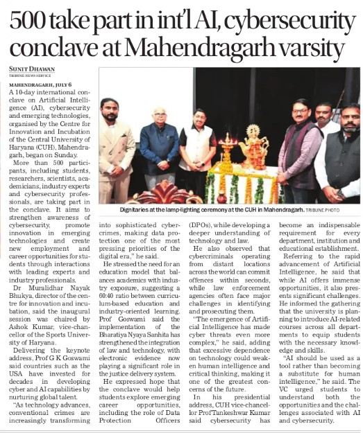 The Tribune report on 500 participants at international conclave